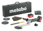 Аккум. УШМ Metabo KNS 18 LTX 150 Set (2*4,0 Ач)