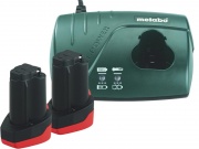 Набор Metabo Basic-Set 10.8 В 2x2.0 Ач+ЗУ