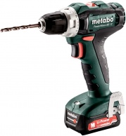 Аккумуляторная дрель Metabo PowerMaxx BS 12 2х2.0 Ач LiIon,кейс