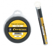 Корд трим.CHAMPION  NYLSAW 3.0мм, туба 42см*23шт. (черный зубчатый)