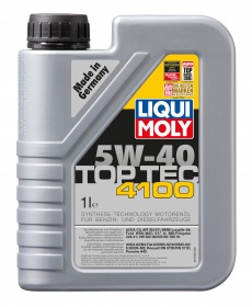 НС-синтетическое моторное масло LIQUI MOLY Top Tec 4100 5W-40, 1л.