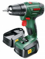 Аккумуляторная ударная дрель-шуруповерт Bosch PSB 1800 LI-2 + 2 акк.