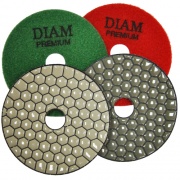 Алмазный гибкий шлифовальный круг DIAM Dry-Premium Желтый