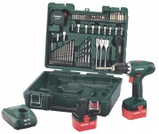 Аккумуляторная дрель Metabo BS 12 NiCd Set