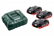 Metabo Basic-Set 18В 3xLiHD 4.0 Ач+ASC30