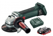 Аккум. УШМ Metabo W18 LTX125 1х3,5 Ач LiHD+ЗУ ASC55